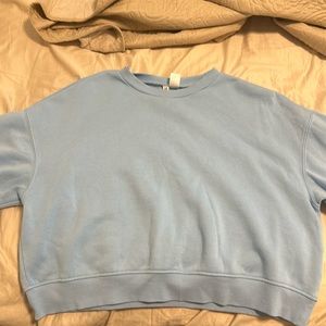 H&M comfy oversized sweater , baby blue , size S